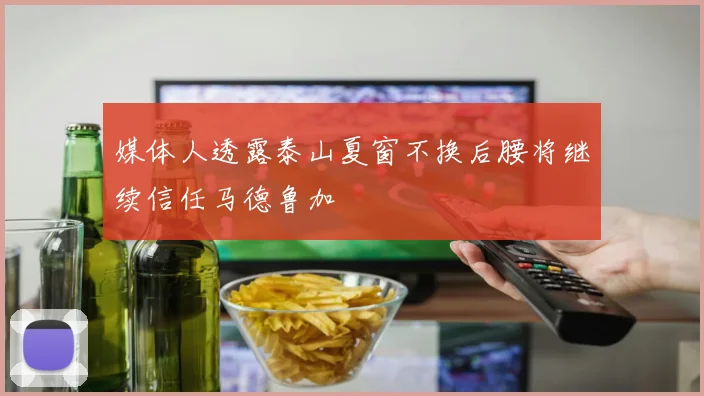 媒体人透露泰山夏窗不换后腰将继续信任马德鲁加